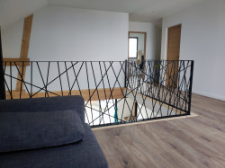 Garde-corps de terrasse et balcon en acier  